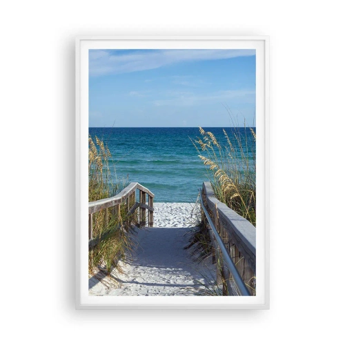 Poszter fekete keretben - Napsütésben, szélben - 70x100 cm