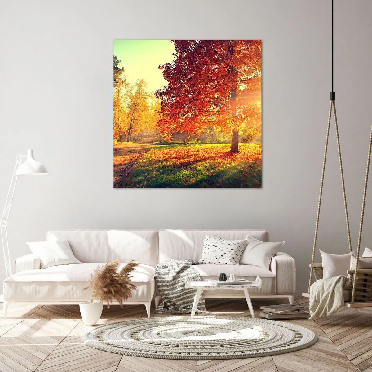 Vászonkép - A vörös gyönyörű - 40x40 cm