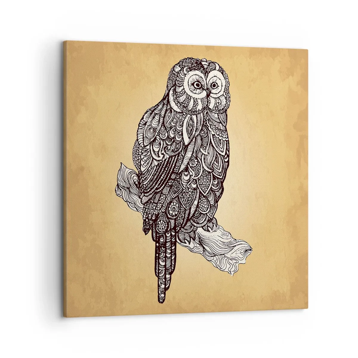 Vászonkép - A bölcsesség bonyolult díszei - 50x50 cm