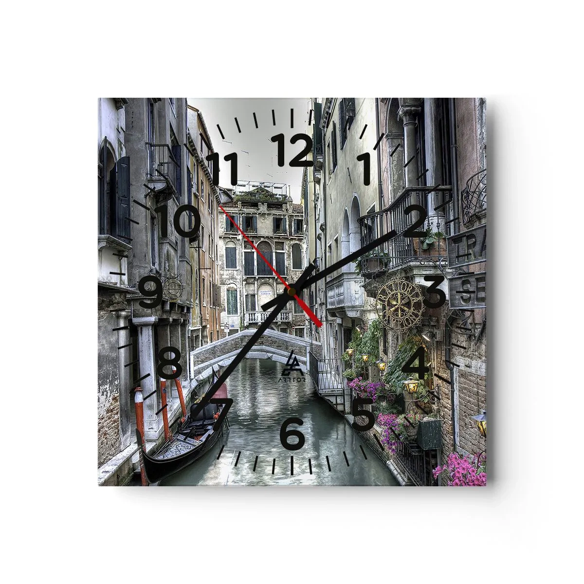 Falióra, Óra - Évszázadokon át néma elmélkedésben - 40x40 cm