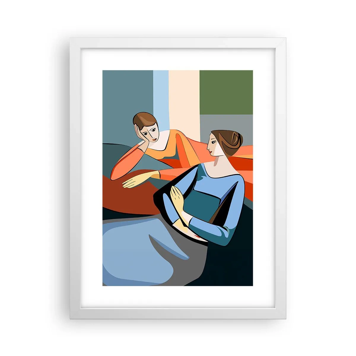 Poszter fekete keretben - A bizalmak pillanata - 30x40 cm