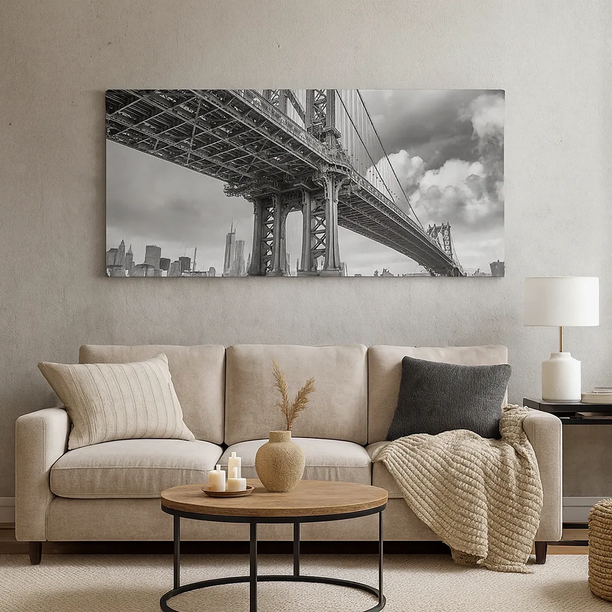 Vászonkép - A város szívébe - 30x30 cm