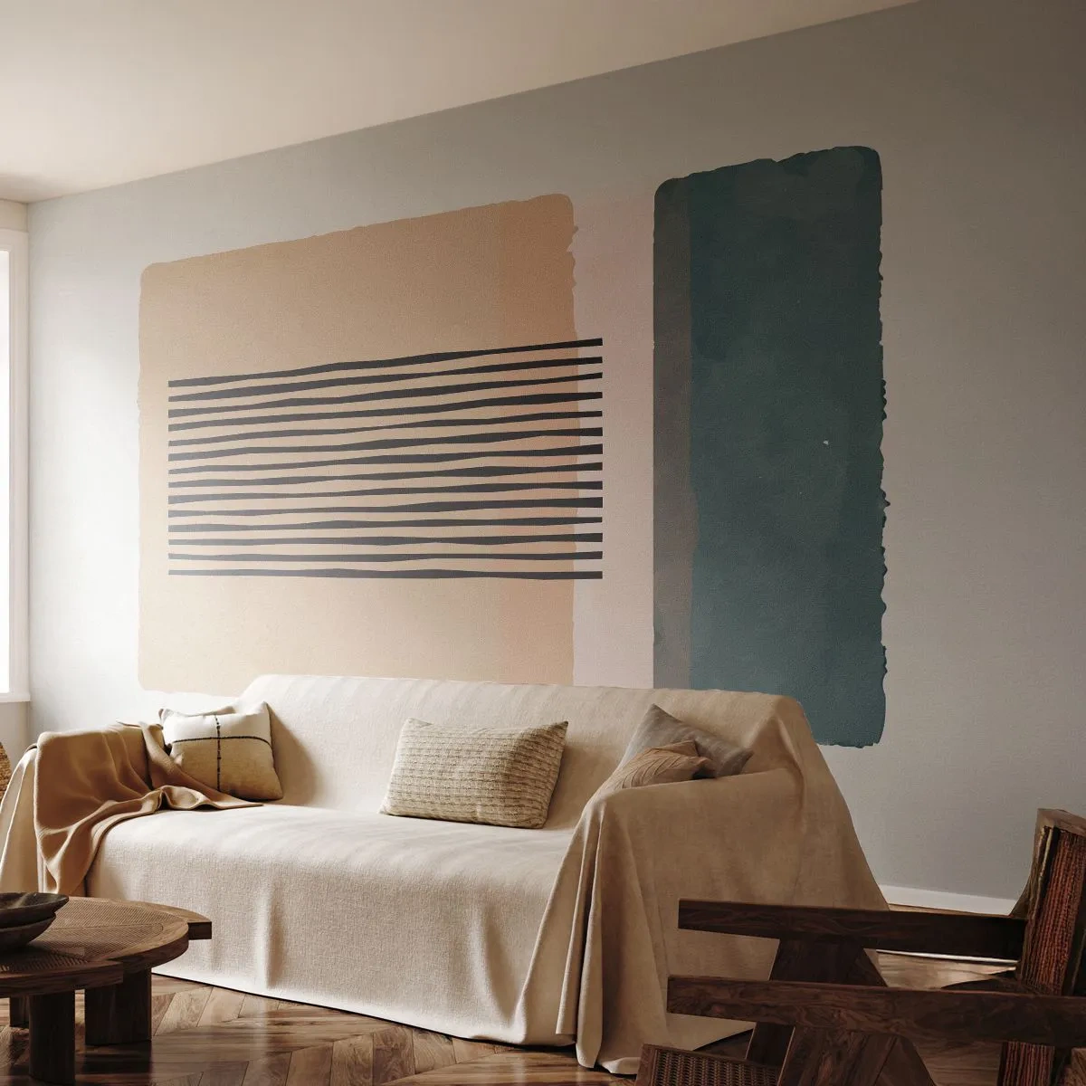 Fotótapéta Standard Eco - Minden rendben - Absztrakció, Grafika, Minimalizmus - 300x210 cm