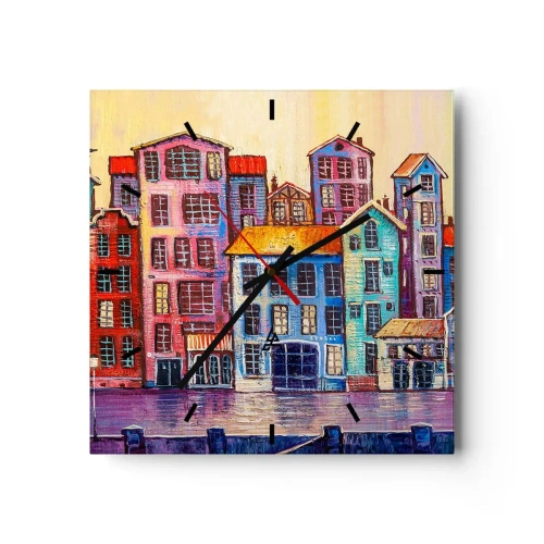 Falióra, Óra - Egy város, mint egy tündérmese - 30x30 cm