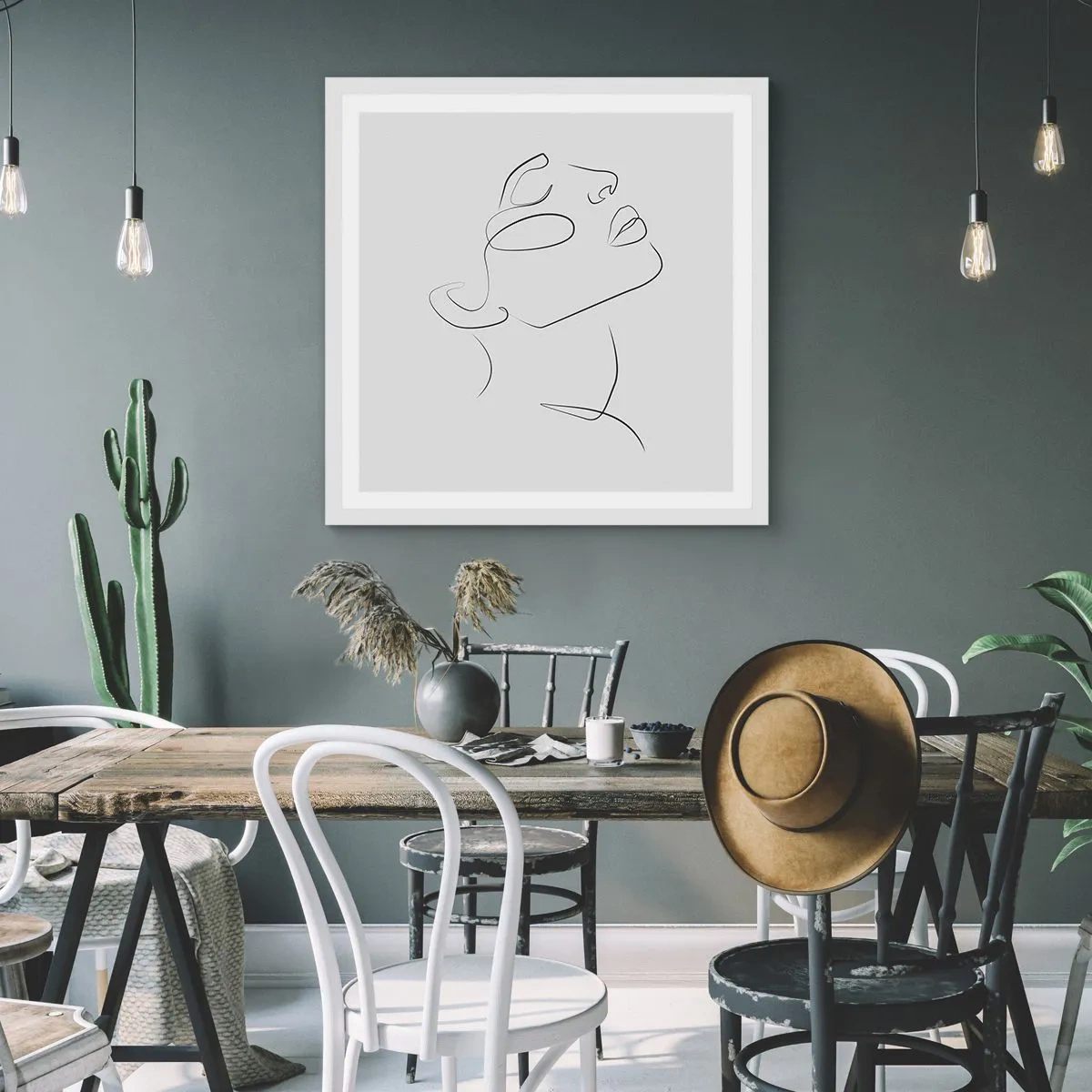 Poszter fekete keretben - Az álmok fordulatai - 50x50 cm