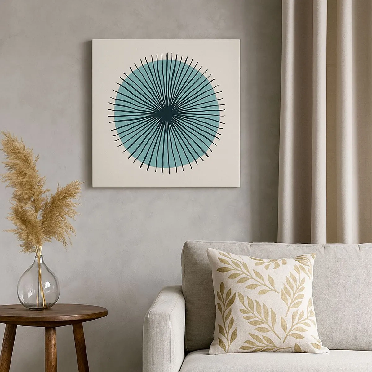 Vászonkép - Ragyogóan a kékben - 30x30 cm