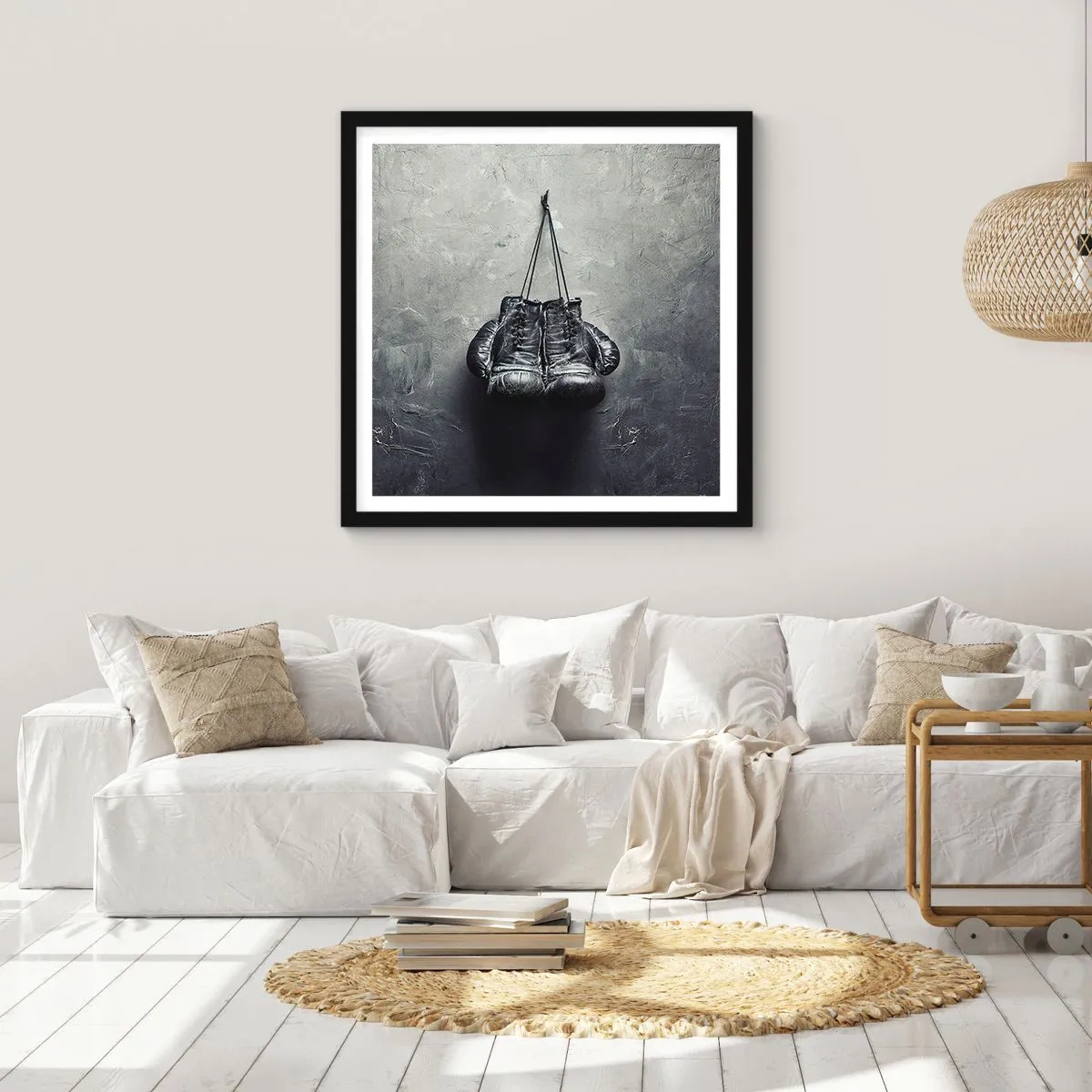 Poszter fehér keretben - A küzdelem és a béke ideje - 50x50 cm