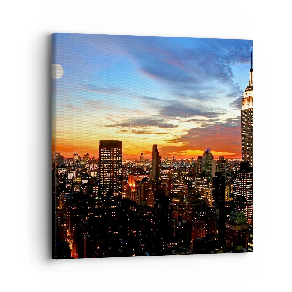 Vászonkép - Fényes amerikai éjszaka - 30x30 cm