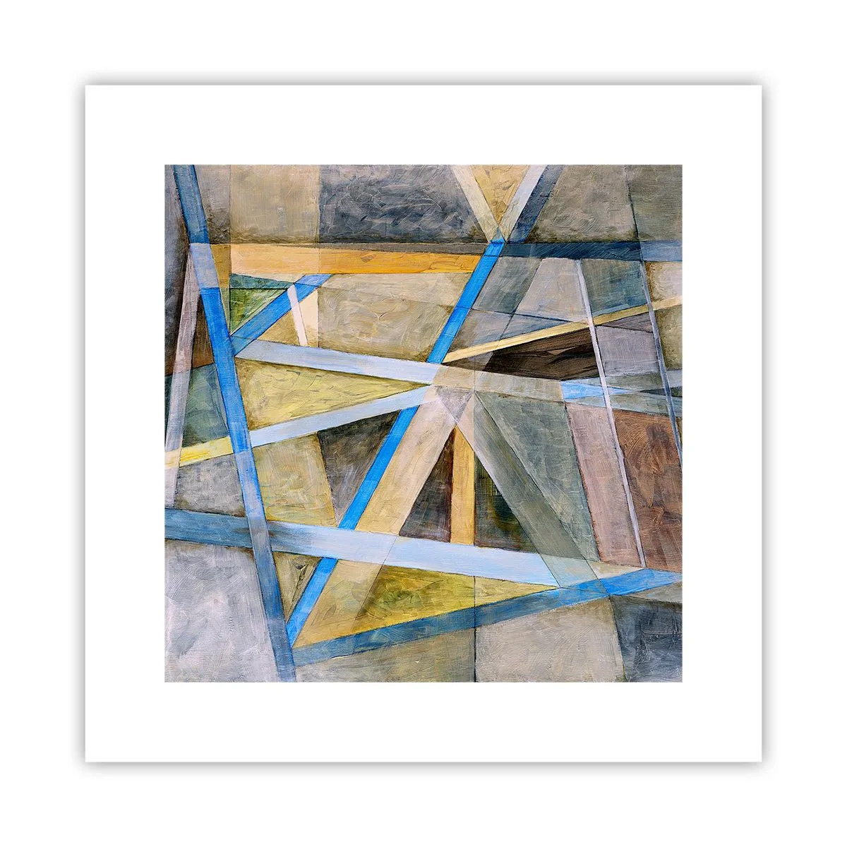 Poszter - Egyenesen vagy átlósan? - 30x30 cm
