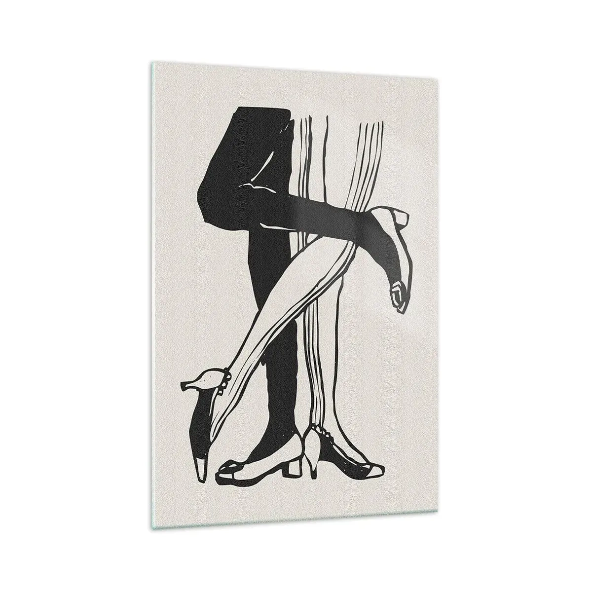 Üveg kép - Női tulajdonság - 70x100 cm