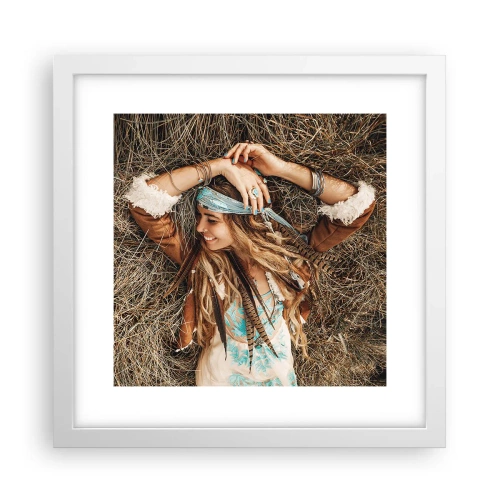 Poszter fekete keretben - Útban a szerelem nyara felé - 30x30 cm