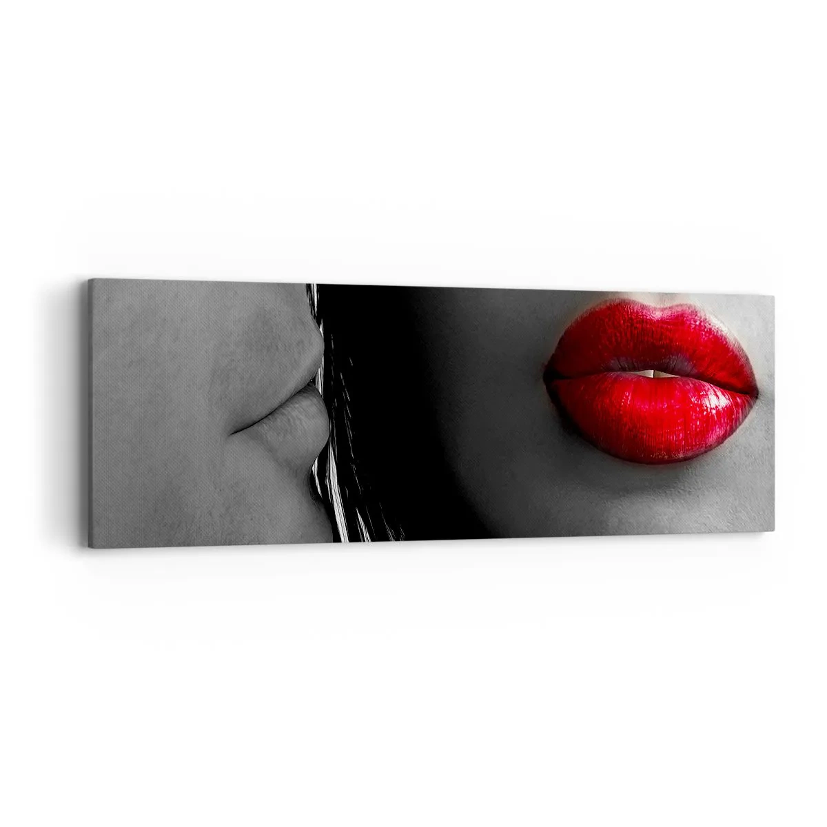 Vászonkép - Szemtől szembe - 90x30 cm