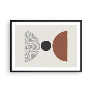 Poszter fehér keretben - A figyelem középpontjában - 70x50 cm