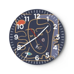 Falióra, Óra - Álmodozásban - 30x30 cm