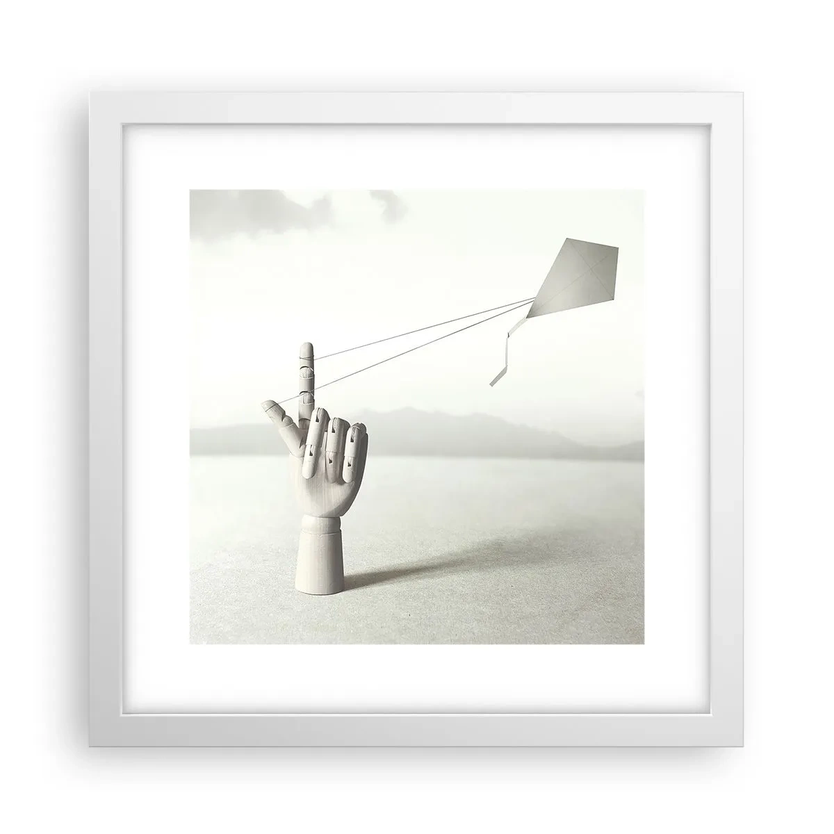 Poszter fekete keretben - Erőpróba - 30x30 cm