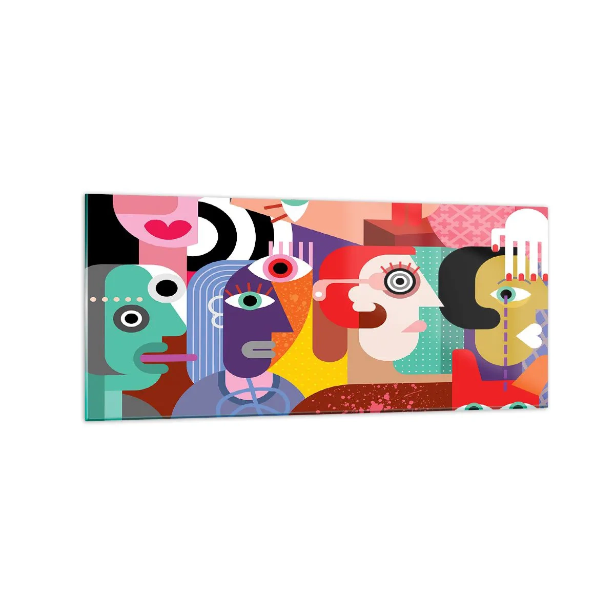 Üveg kép - Picassó úrtól vagyunk - 120x50 cm