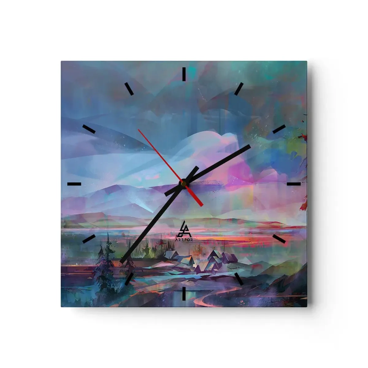 Falióra, Óra - Jóindulatú ég alatt - 40x40 cm