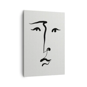 Vászonkép - Egyvonalas portré - 70x100 cm