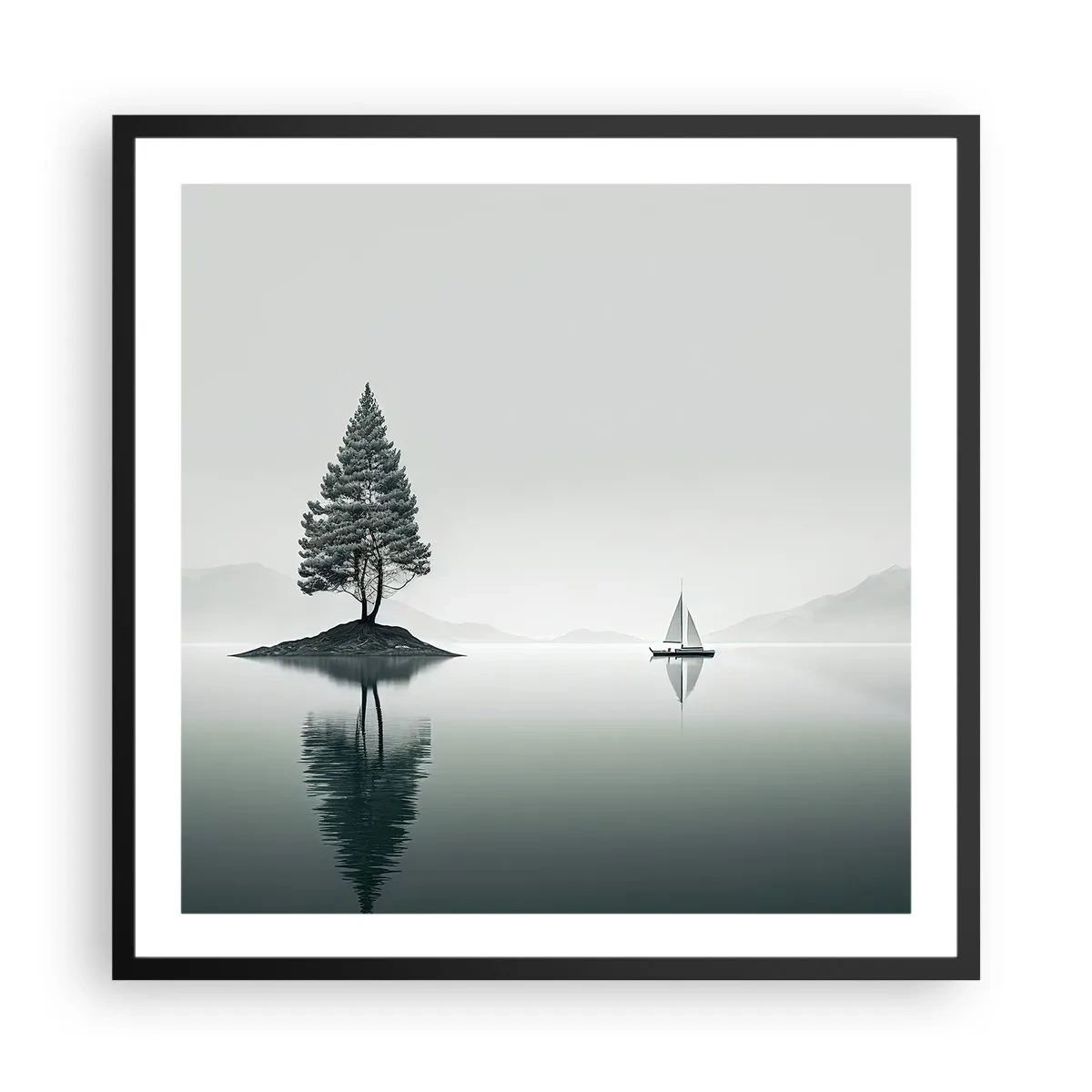 Poszter fehér keretben - Egy álom - 60x60 cm