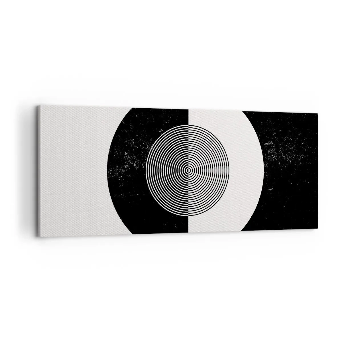 Vászonkép - Harmónia fekete-fehérben - 100x40 cm