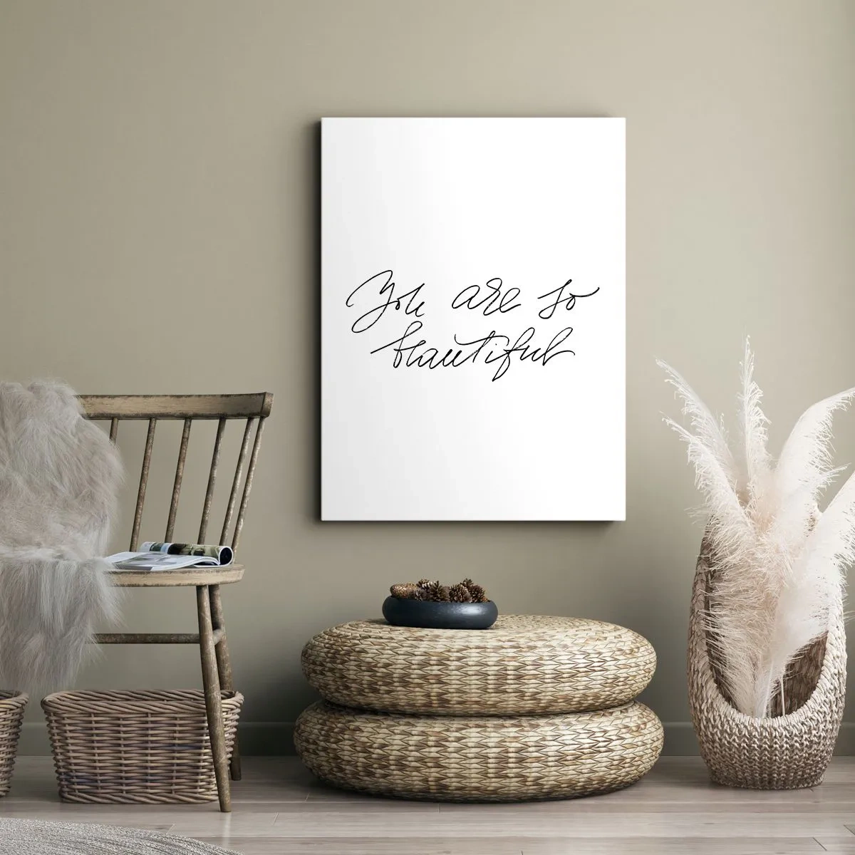 Vászonkép - Tényleg, hidd el... - 65x120 cm