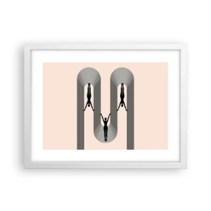 Poszter fekete keretben - Fejjel lefelé - 40x30 cm