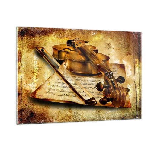 Üveg kép - Azonnal szükség van egy virtuózra - 120x80 cm