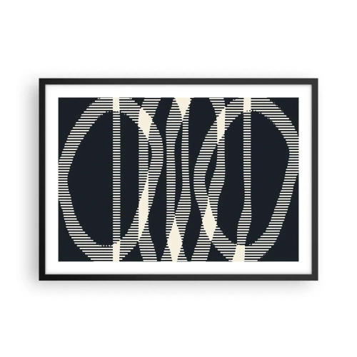 Poszter fehér keretben - Sötétség megtörése kísérlete - 70x50 cm