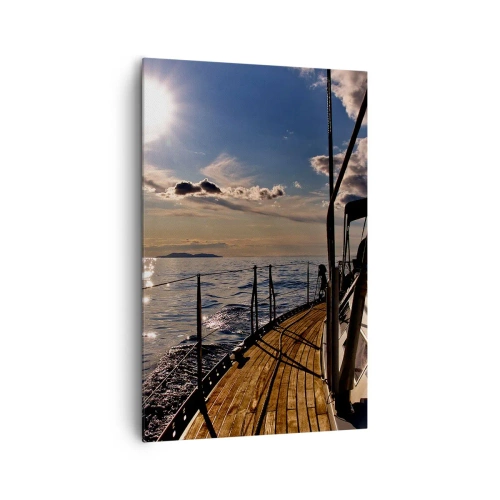 Vászonkép - Vitorlázás a nap felé - 80x120 cm