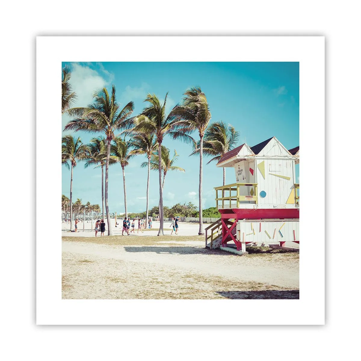 Poszter - Gyönyörű nap vár rád - 40x40 cm