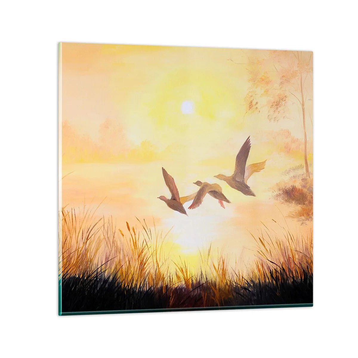 Üveg kép - Egy hosszú utazás kezdete - 40x40 cm