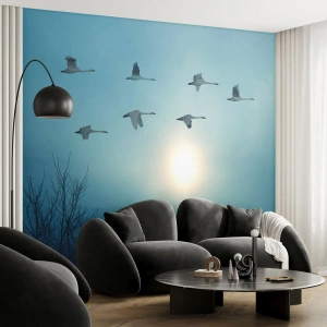 Fotótapéta Standard Eco - Viszlát nyár egy évre - Tájkép, Gólya, Madarak - 300x210 cm