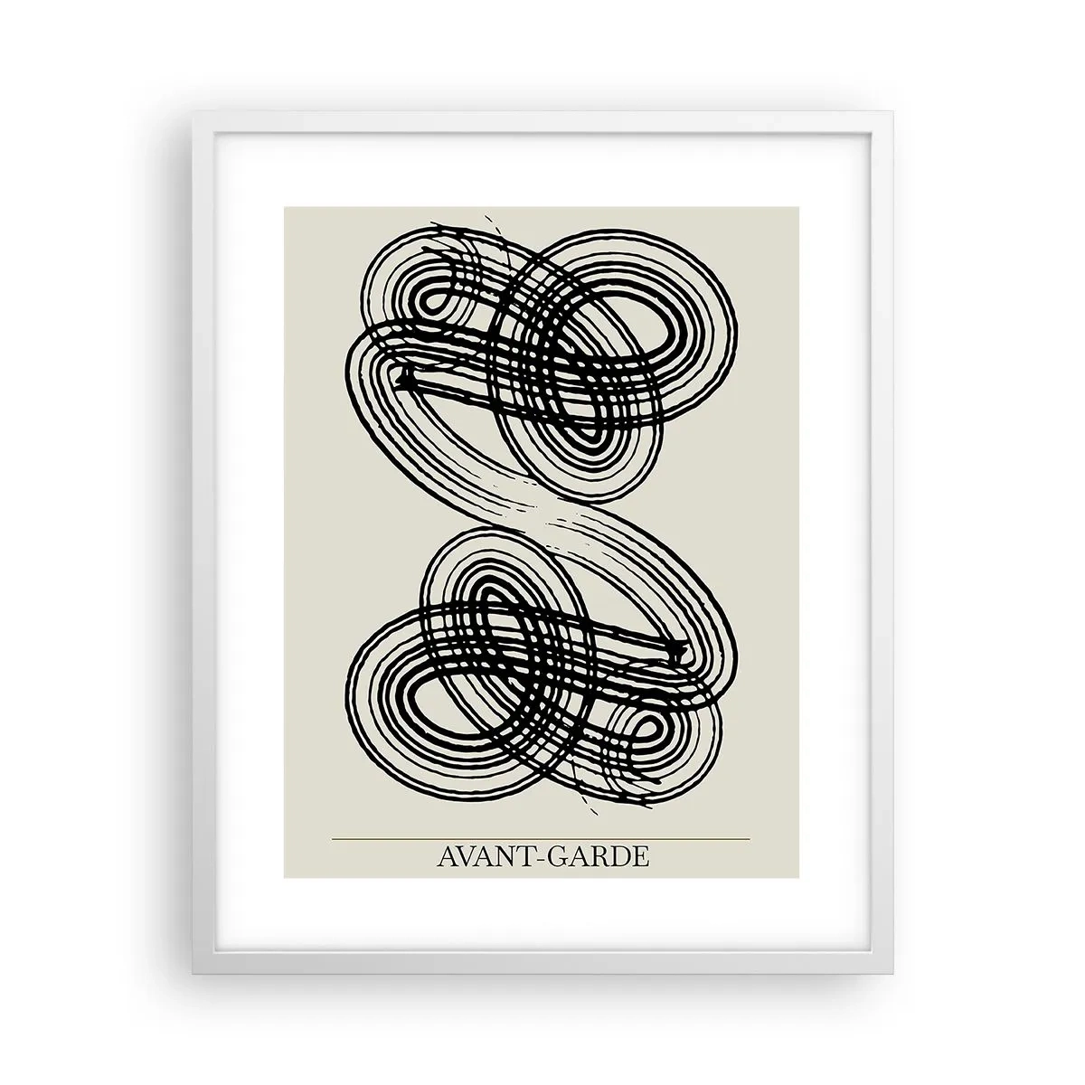 Poszter fekete keretben - Spontán jött ki - 40x50 cm