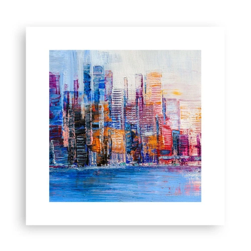 Poszter - Egy vidám metropolisz - 30x30 cm