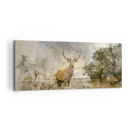 Vászonkép - Becsület – erő – méltóság - 100x40 cm
