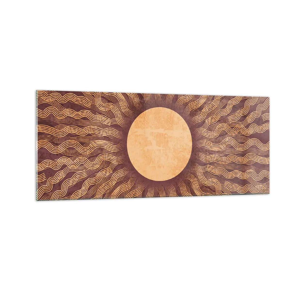 Üveg kép - A nap ikonja - 100x40 cm