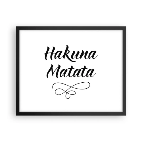 Poszter fehér keretben - A legjobb tanács - 50x40 cm