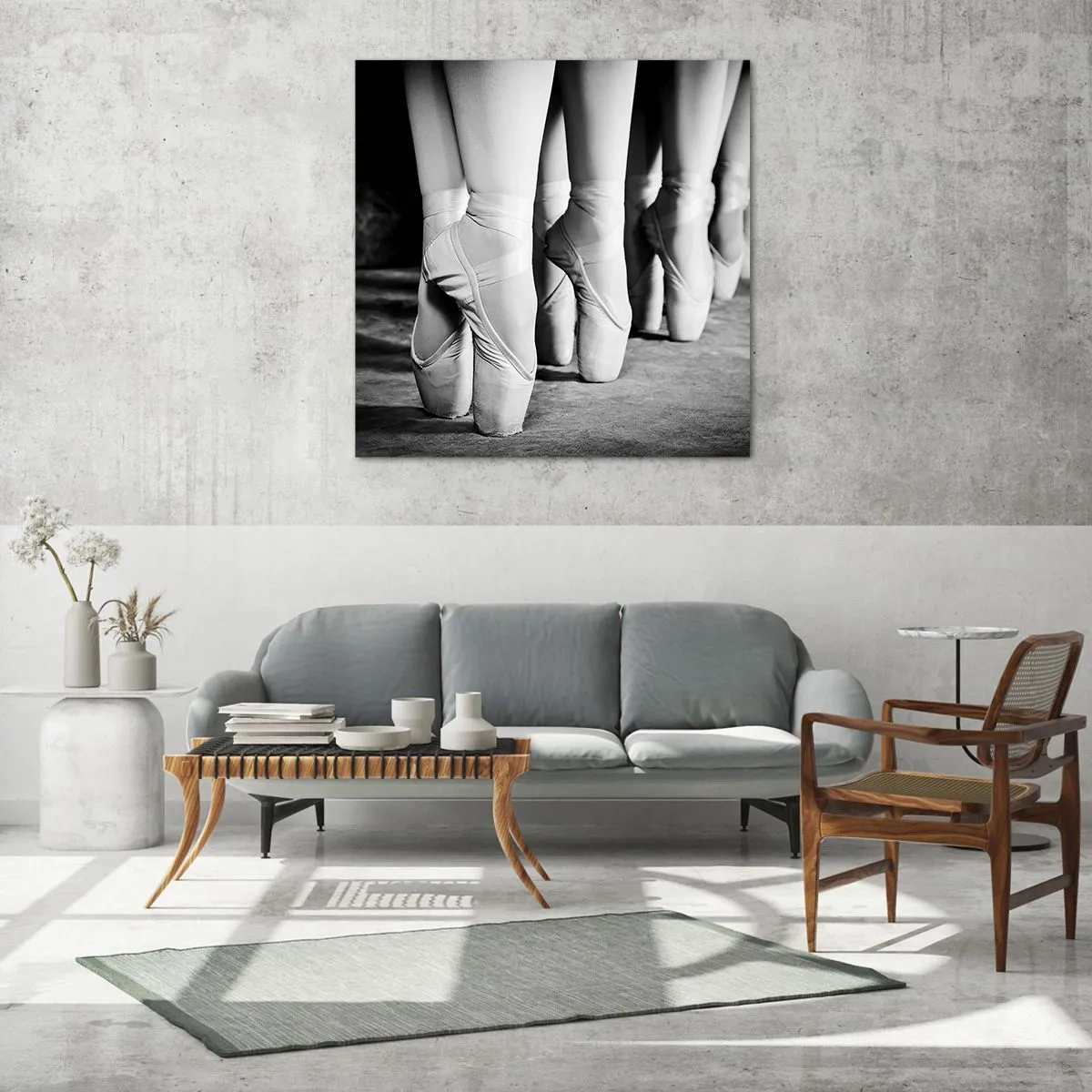 Üveg kép - Együtt, könnyedén - 60x60 cm