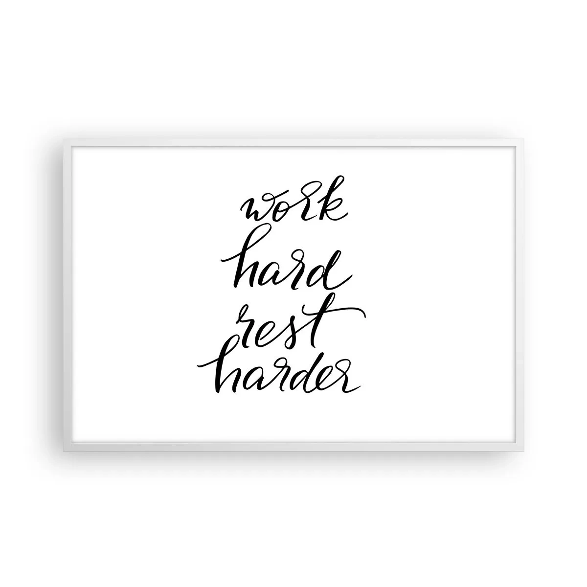 Poszter fekete keretben - Élet egyensúly - 91x61 cm