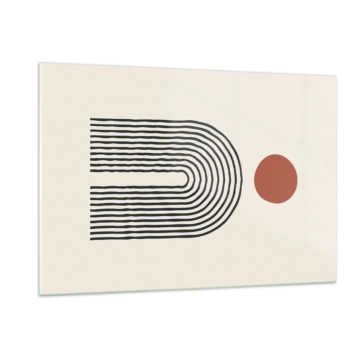 Üveg kép - Formák és színek vonzalma - 120x80 cm