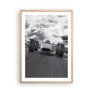 Poszter világos tölgy keretben - Van erő! - 50x70 cm