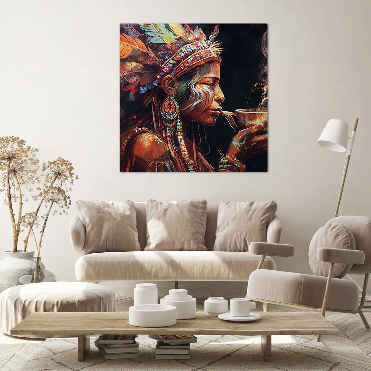 Vászonkép - Egy varázslatos rituálé - 40x40 cm