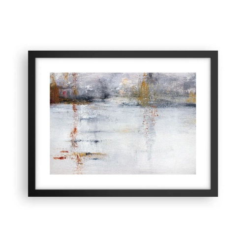 Poszter fehér keretben - A légfüggöny mögött  - 40x30 cm