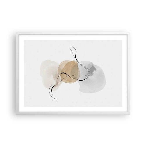 Poszter fekete keretben - Léggyöngyök - 70x50 cm