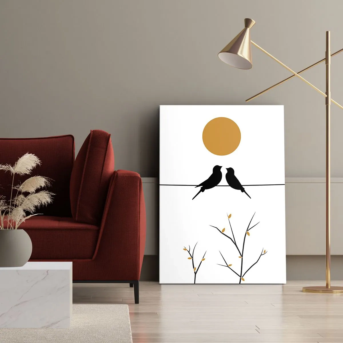 Vászonkép - Fülemüle este - 70x100 cm