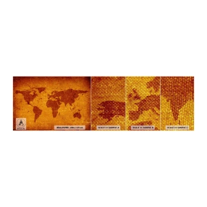Fotótapéta Minta Premium Canvas - Meghívás utazásra - Világtérképek, Kontinensek, Utazások - 100x30 cm