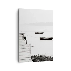 Vászonkép - Csendes és tiszta víz felett - 50x70 cm