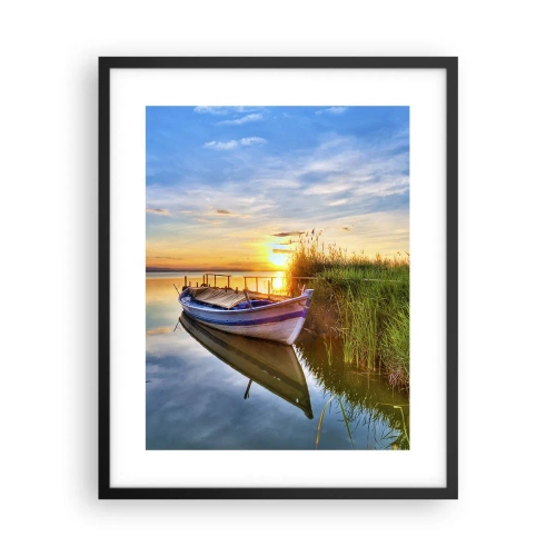 Poszter fehér keretben - Beteljesült álmok öblében - 40x50 cm