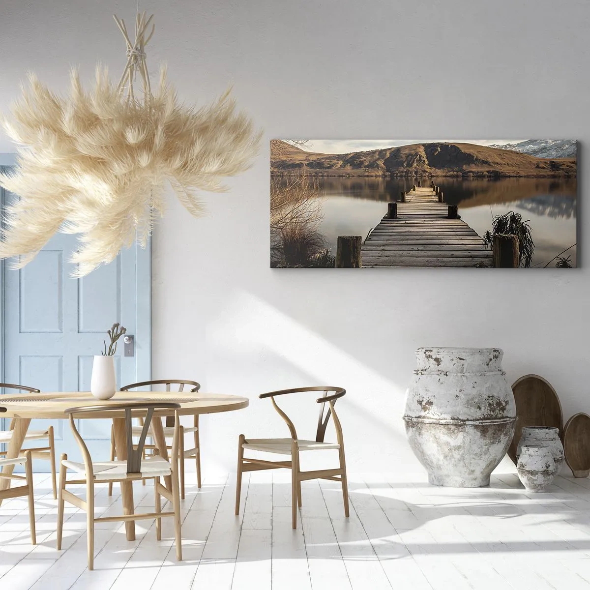 Vászonkép - Táj a csendben - 90x30 cm