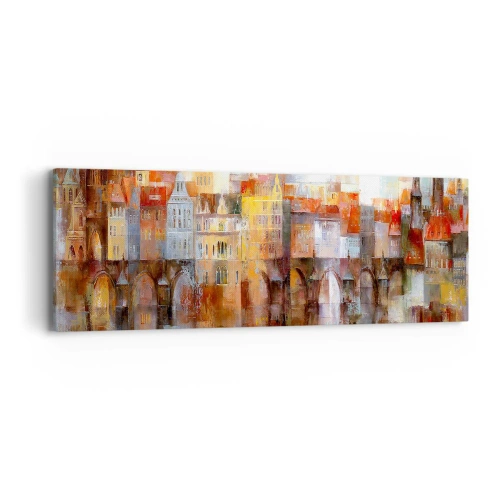 Vászonkép - A híd alatt is gyönyörű - 90x30 cm